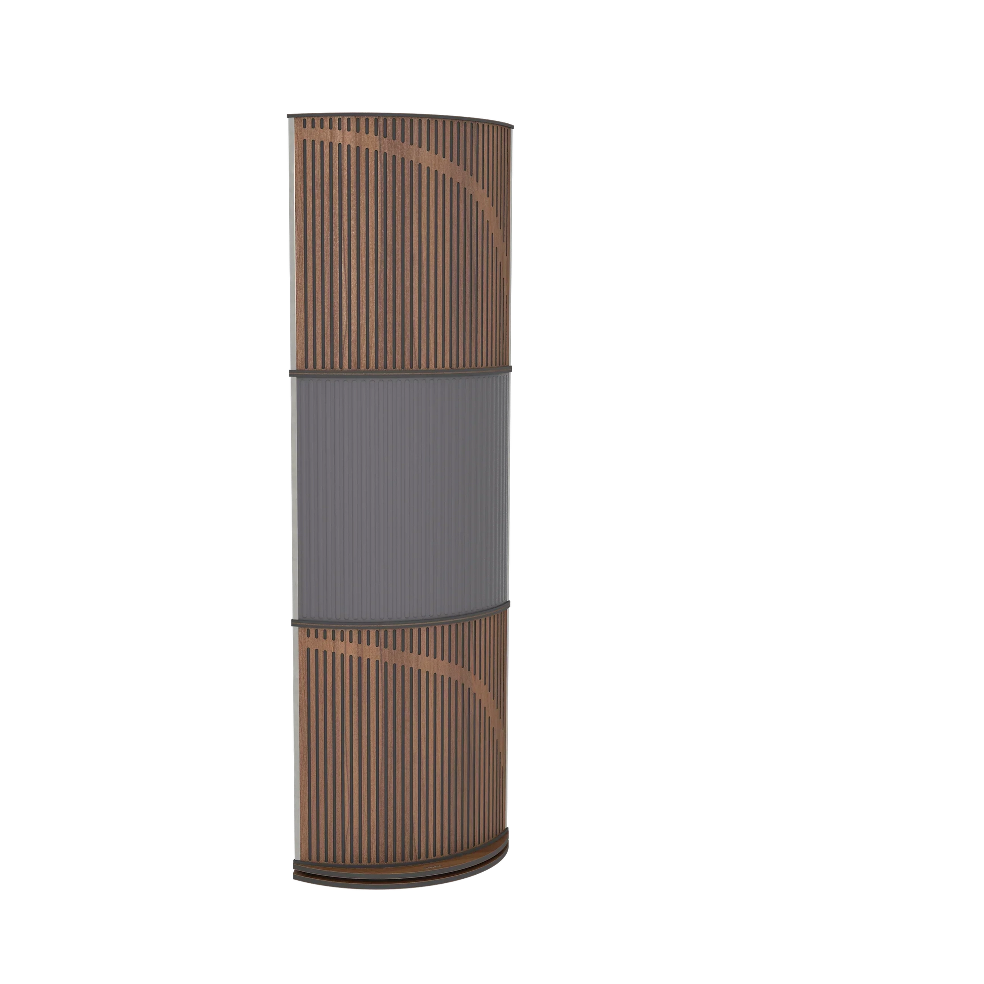 Vicoustic VicTotem Ultra VMT Free Standing Hybrid Acoustic Panel in Grey and Black Matte