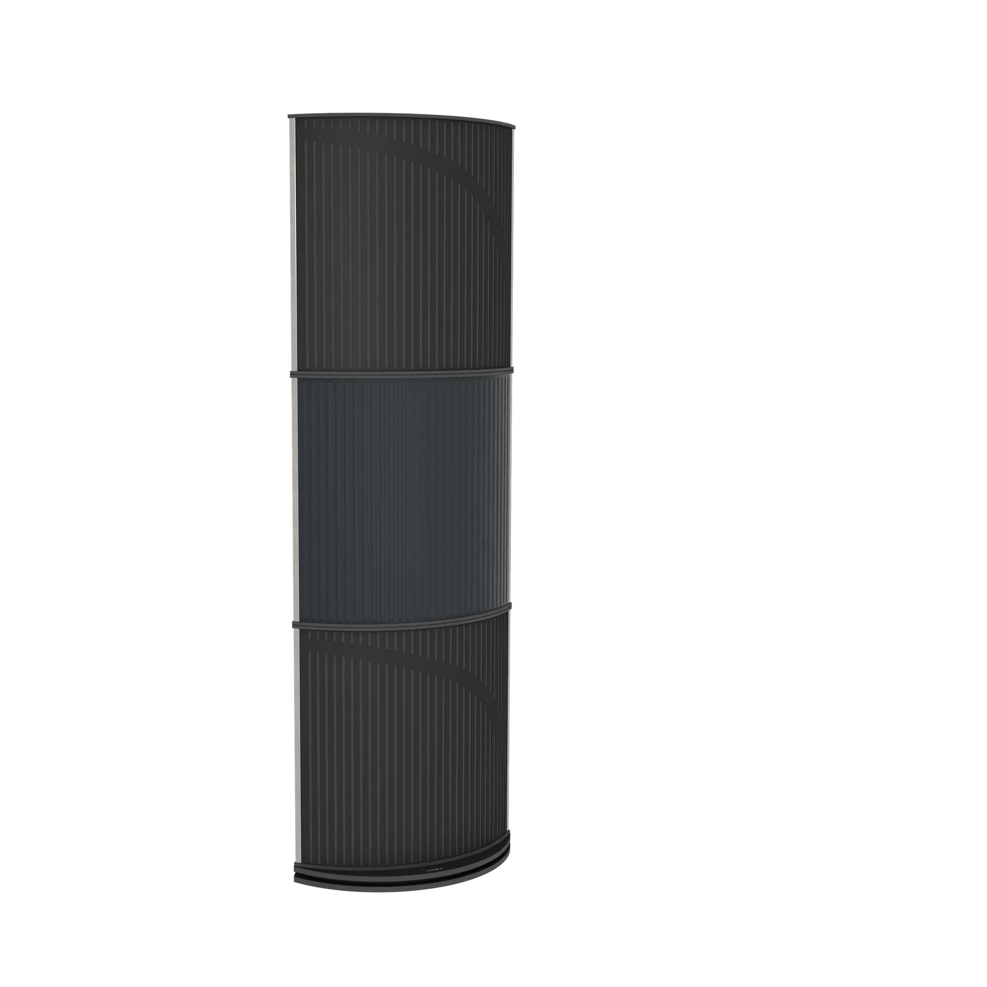 Vicoustic VicTotem Ultra VMT Free Standing Hybrid Acoustic Panel in Black and Natural Oak