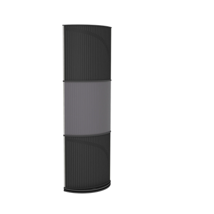 Vicoustic VicTotem Ultra VMT Free Standing Hybrid Acoustic Panel in Grey and Natural Oak