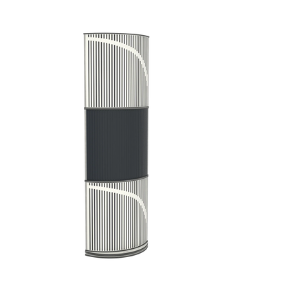 Vicoustic VicTotem Ultra VMT Free Standing Hybrid Acoustic Panel in Black and White Matte