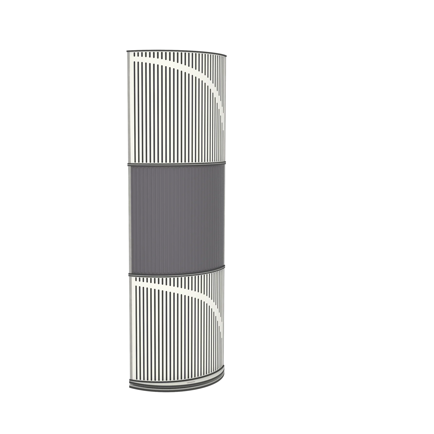 Vicoustic VicTotem Ultra VMT Free Standing Hybrid Acoustic Panel in Grey and White Matte