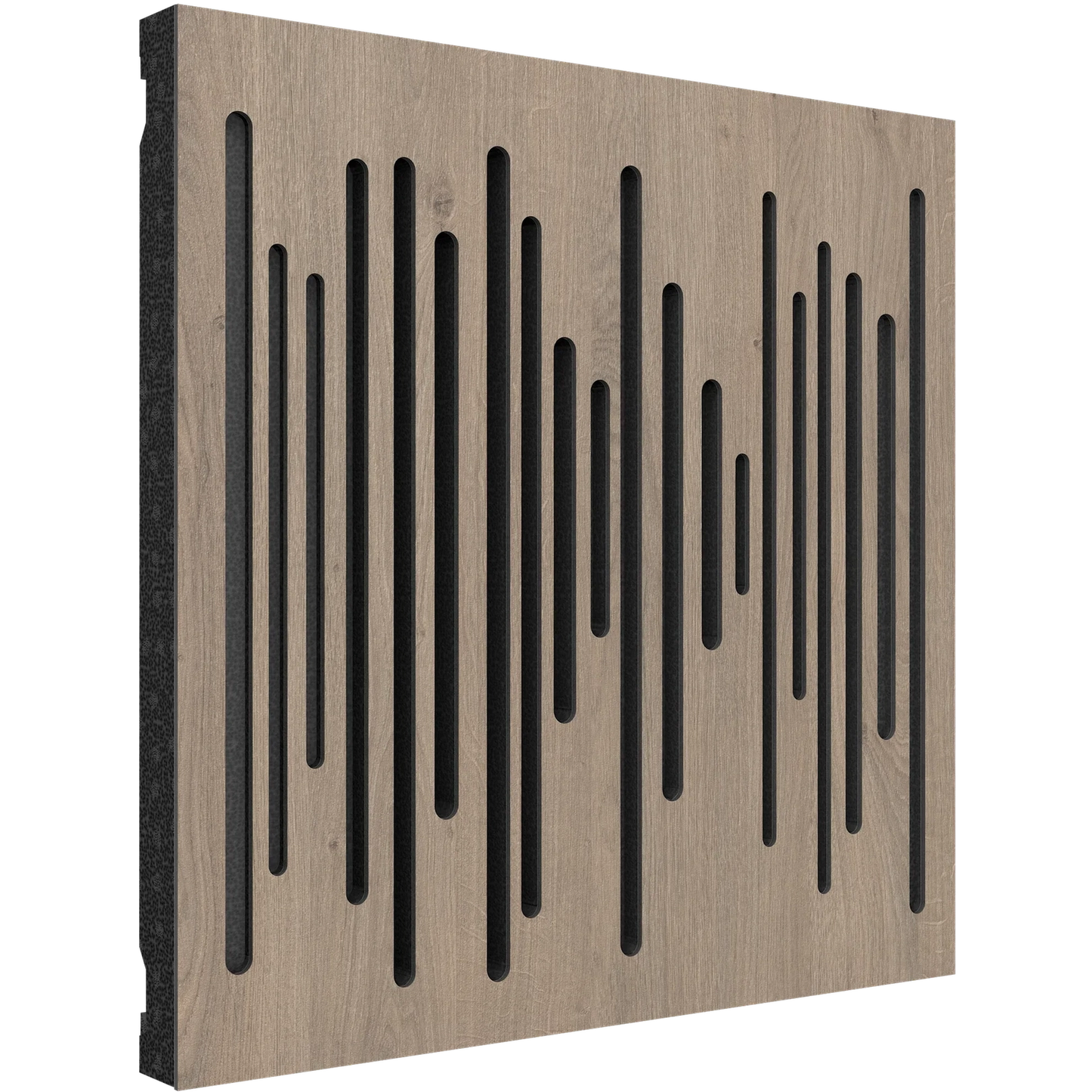 Vicoustic Wavewood Diffuser Ultra MKII Sound Diffusion Acoustic Panels in Brown Oak and Black