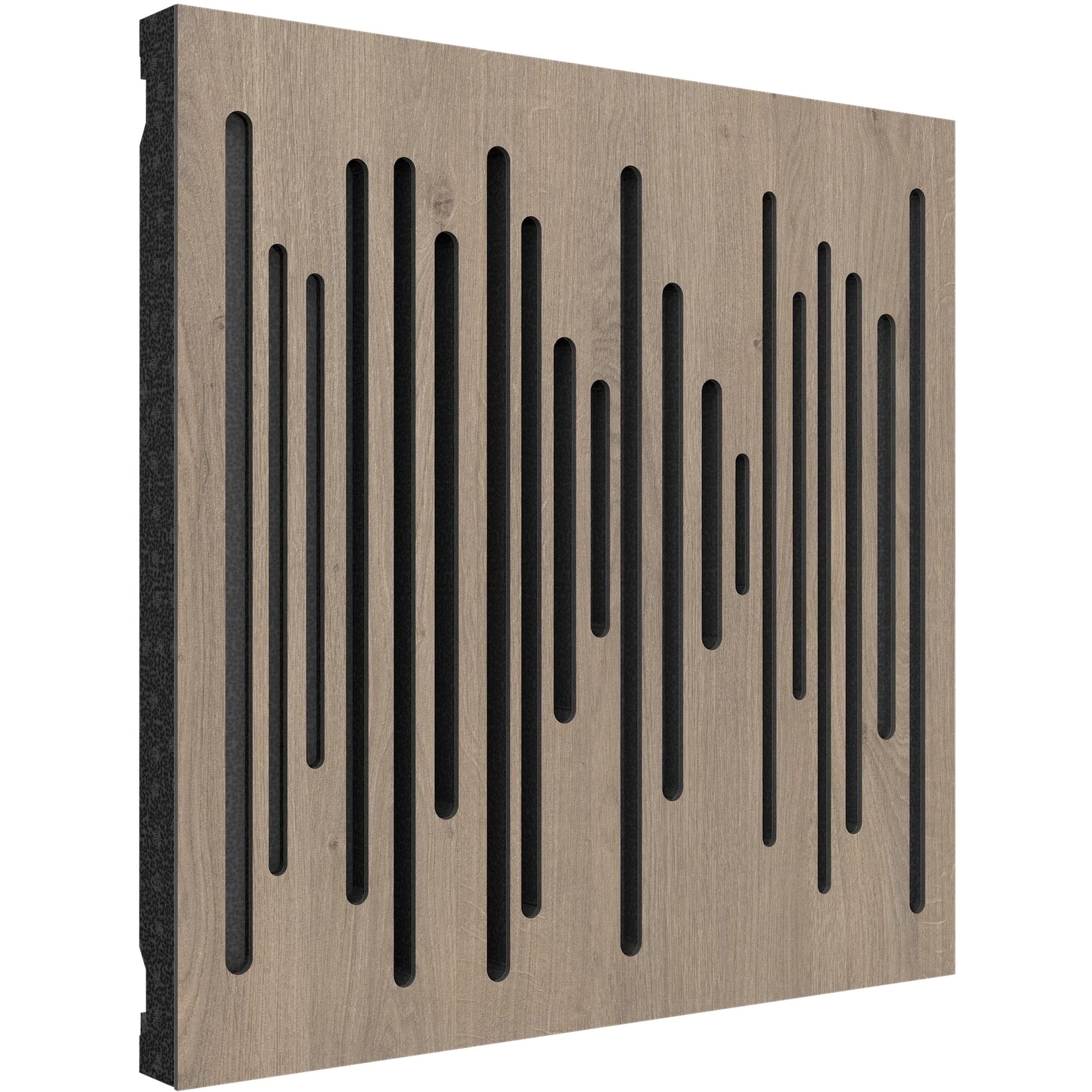 Vicoustic Wavewood Diffuser Ultra MKII Sound Diffusion Acoustic Panels in Brown Oak and Black