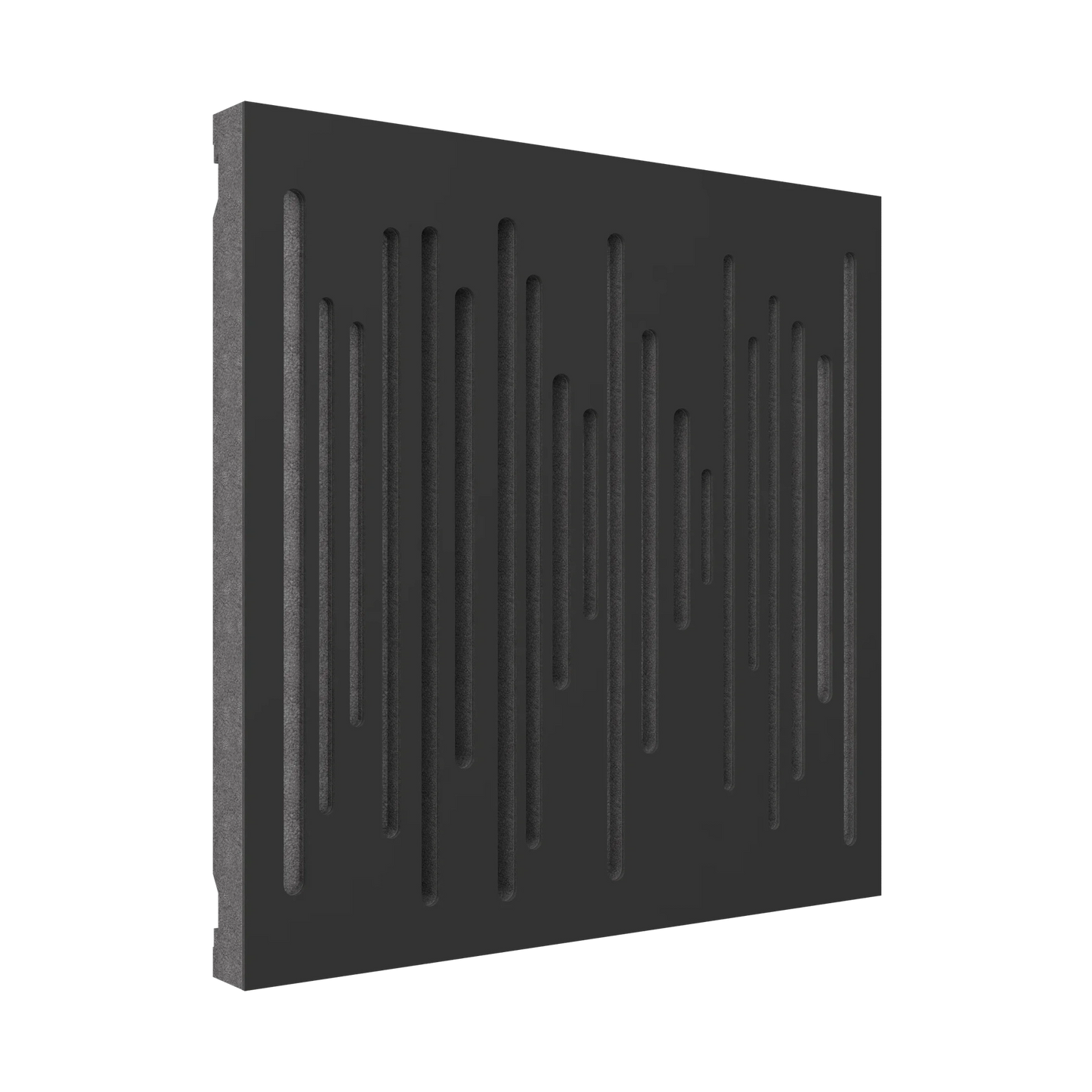 Vicoustic Wavewood Diffuser Ultra MKII Sound Diffusion Acoustic Panels in Black Matte and Grey