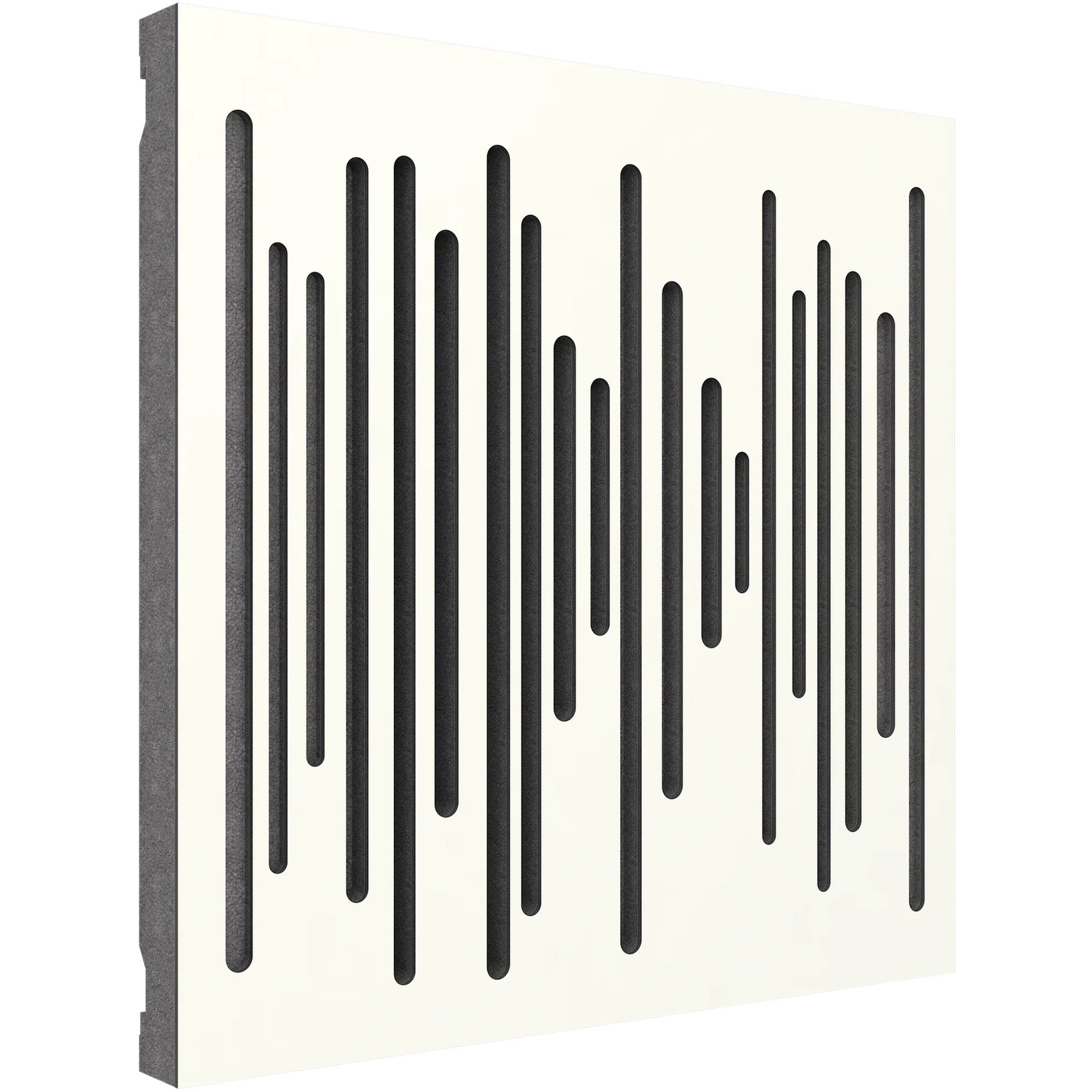 Vicoustic Wavewood Diffuser Ultra MKII Sound Diffusion Acoustic Panels in White Matte and Grey