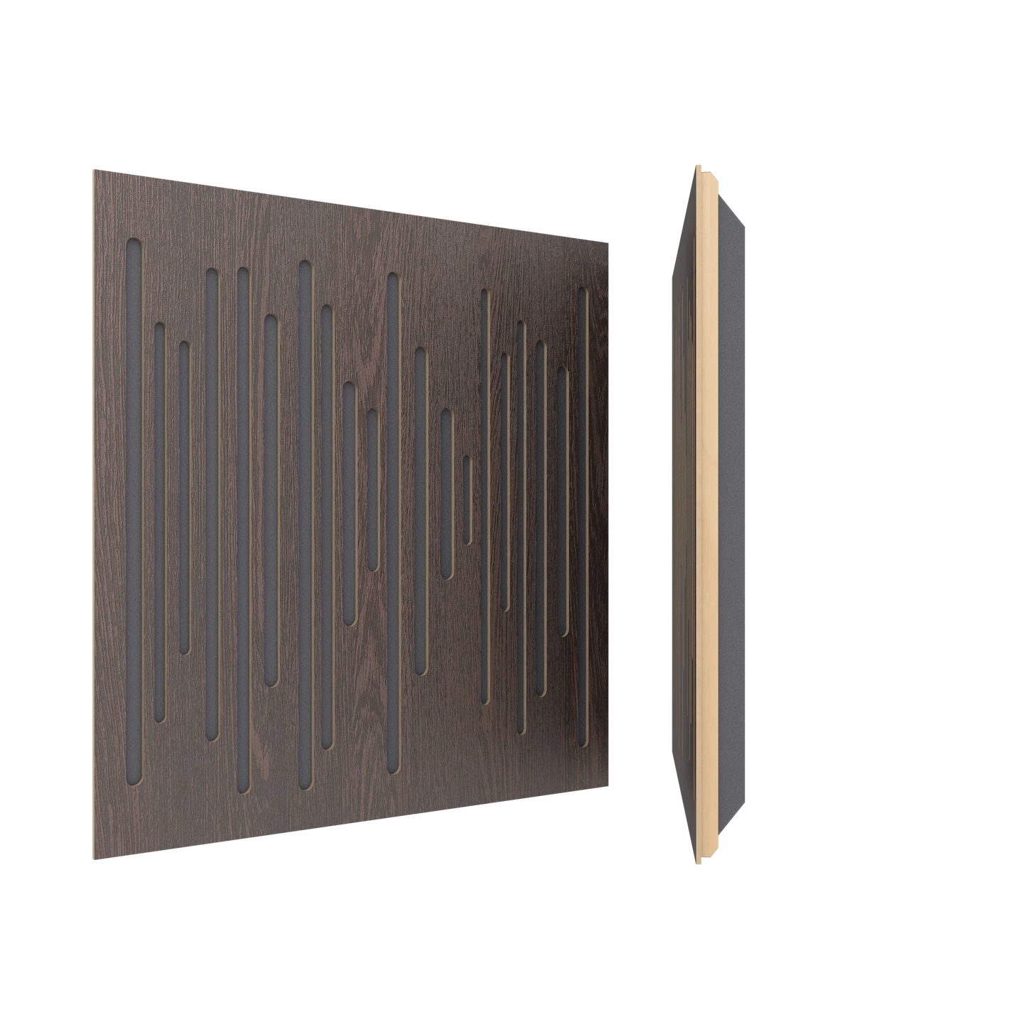 Vicoustic Wavewood Ultra Lite Sound Absorbing Acoustic Panel in Dark Wenge