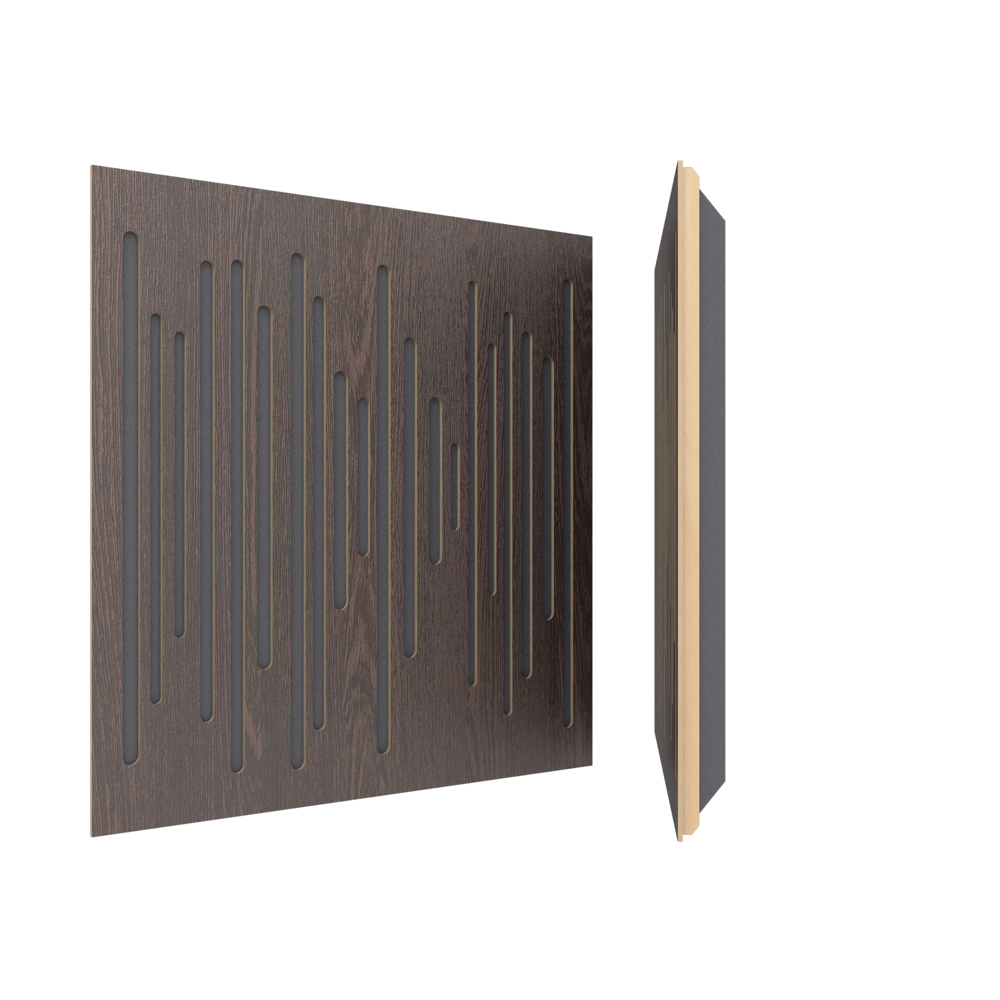 Vicoustic Wavewood Ultra Lite Sound Absorbing Acoustic Panel in Dark Wenge