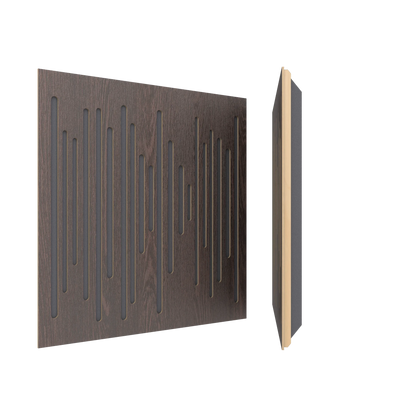 Vicoustic Wavewood Ultra Lite Sound Absorbing Acoustic Panel in Dark Wenge
