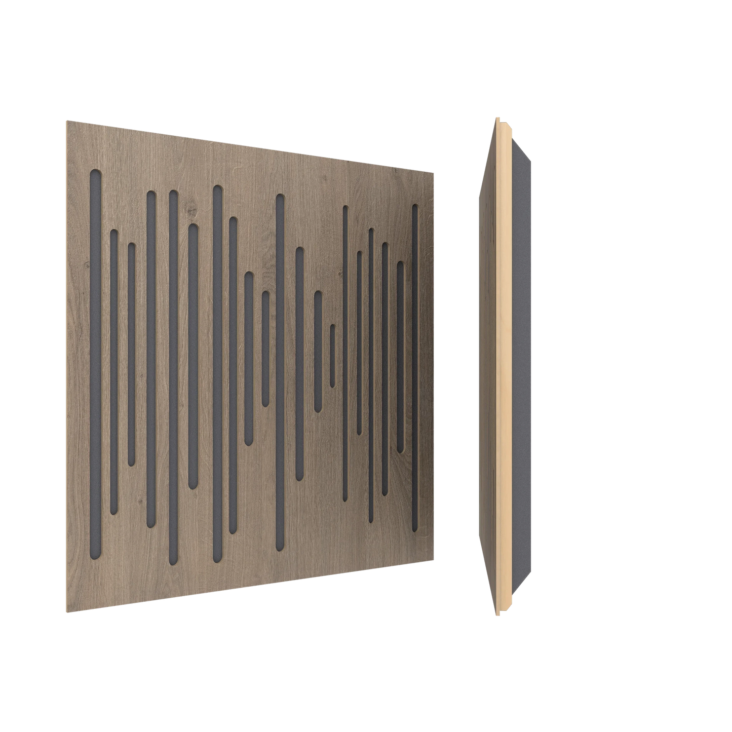 Vicoustic Wavewood Ultra Lite Sound Absorbing Acoustic Panel in Brown Oak