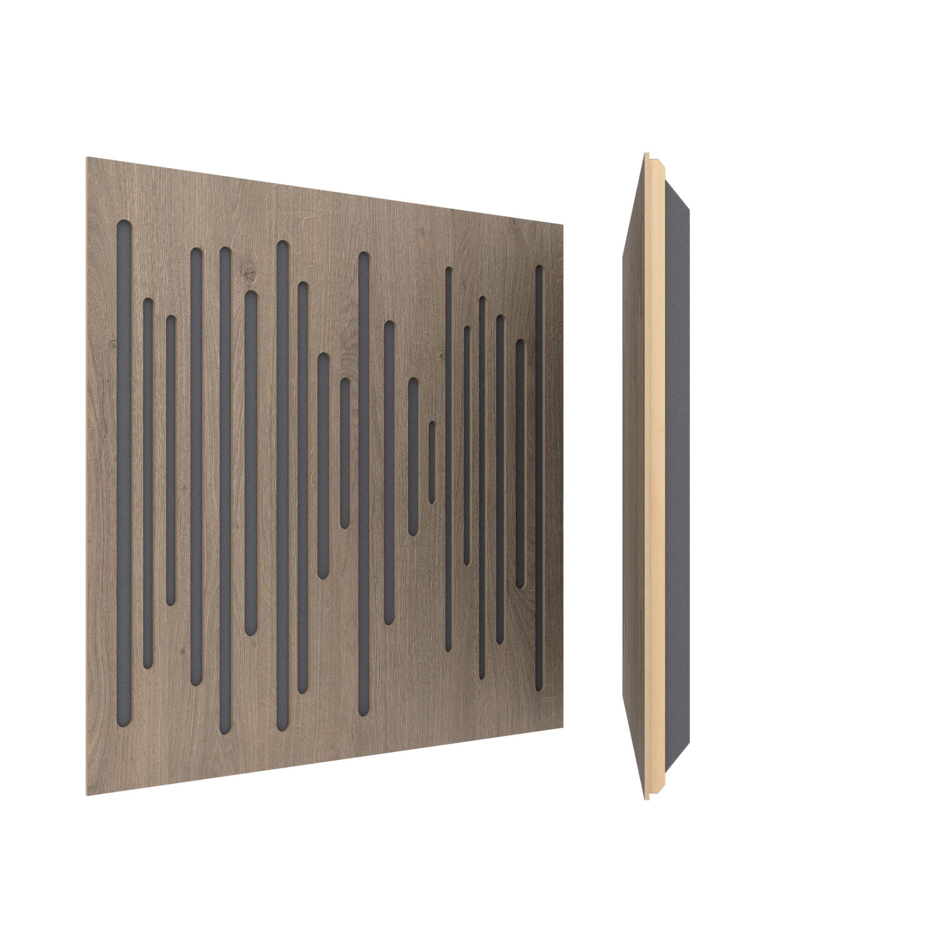 Vicoustic Wavewood Ultra Lite Sound Absorbing Acoustic Panel in Brown Oak