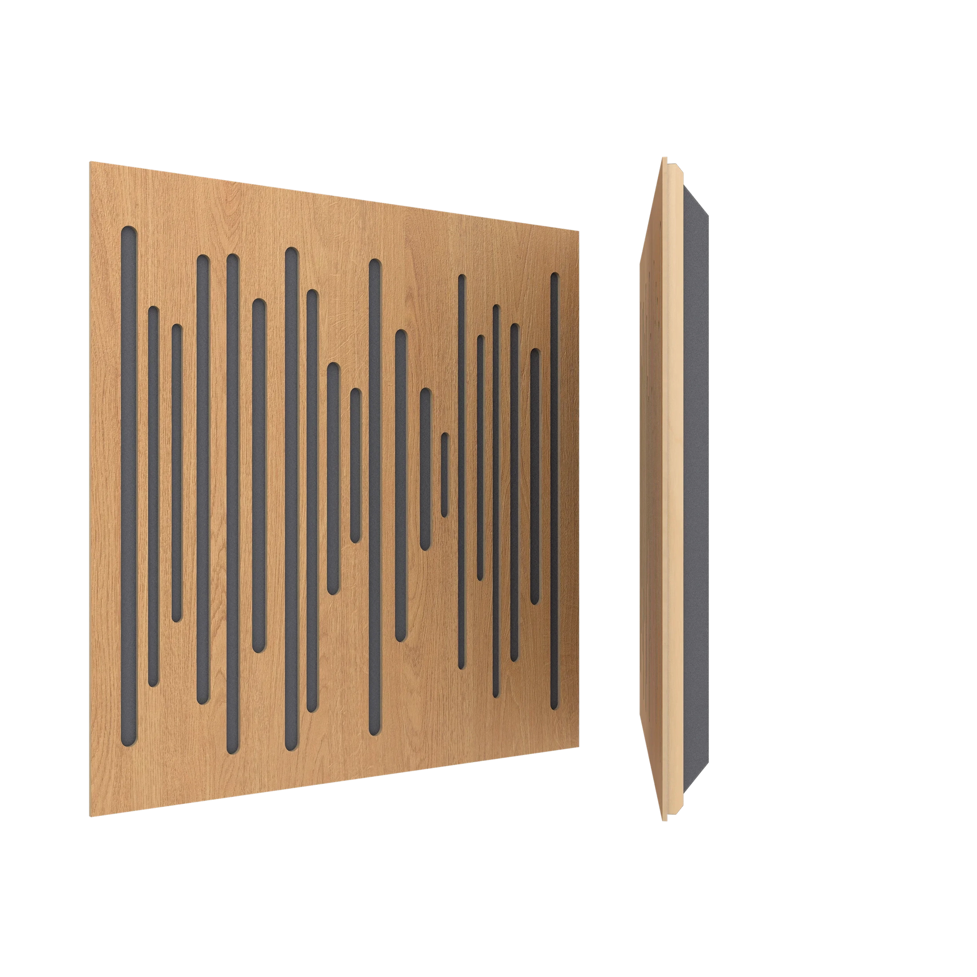 Vicoustic Wavewood Ultra Lite Sound Absorbing Acoustic Panel in Natural Oak