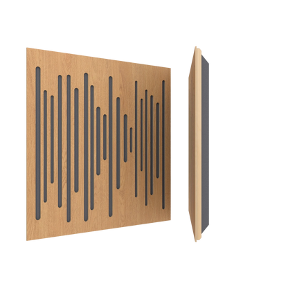 Vicoustic Wavewood Ultra Lite Sound Absorbing Acoustic Panel in Natural Oak