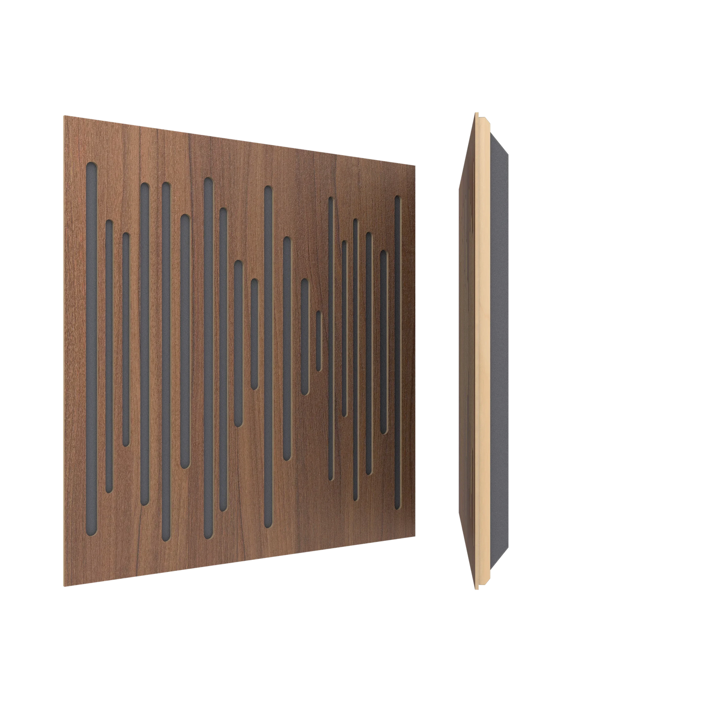 Vicoustic Wavewood Ultra Lite Sound Absorbing Acoustic Panel in Natural Walnut