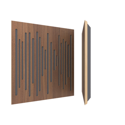 Vicoustic Wavewood Ultra Lite Sound Absorbing Acoustic Panel in Natural Walnut