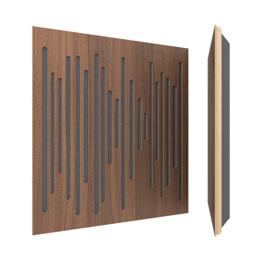 Vicoustic Wavewood Ultra Lite Sound Absorbing Acoustic Panel in Natural Walnut