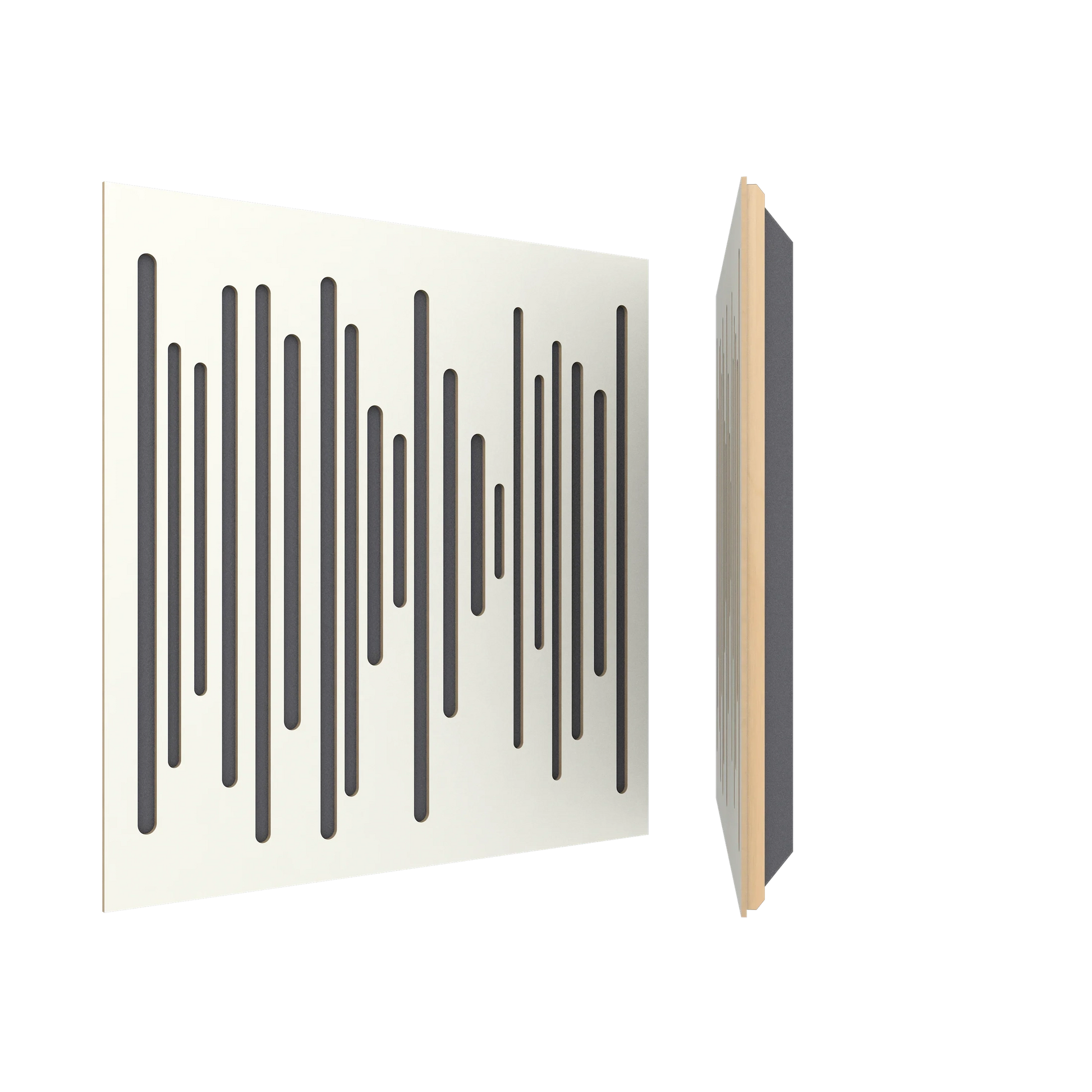 Vicoustic Wavewood Ultra Lite Sound Absorbing Acoustic Panel in White Matte