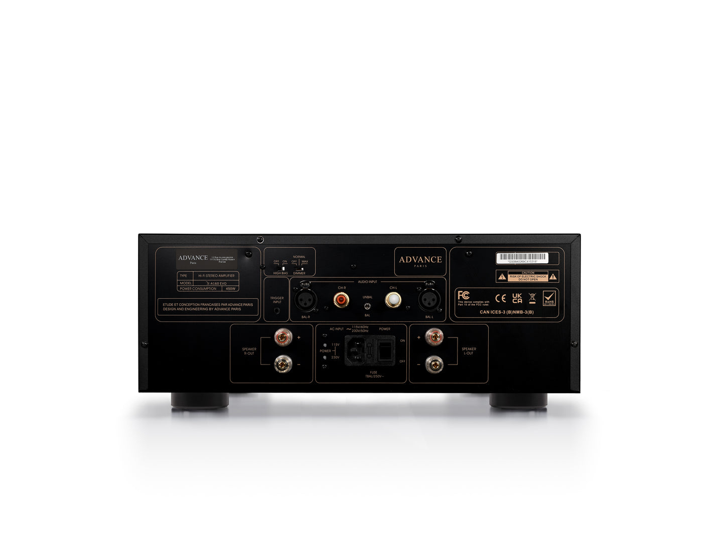 Advance Paris X-A160 EVO Stereo Amplifier