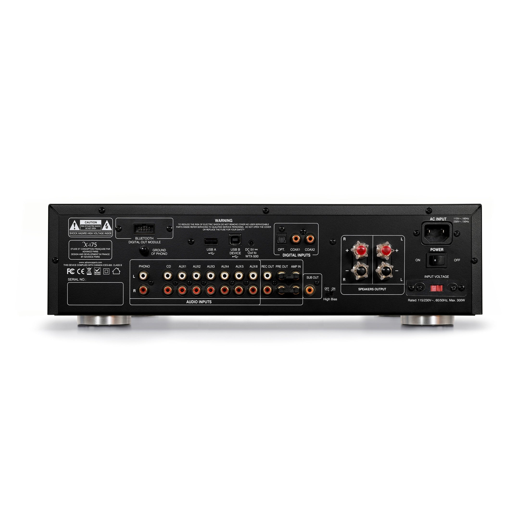 オーディオアンプ Advance Paris X-i75 Classic Integrated Amplifier – Playback