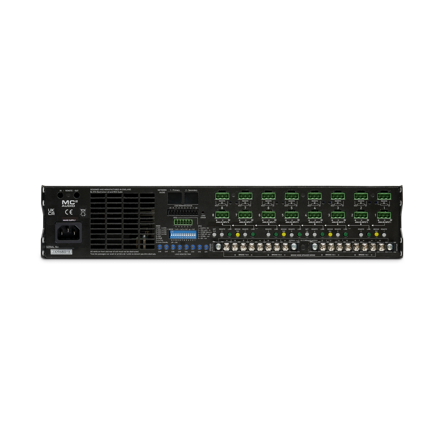 MC² i-68 I-Series Amplifier - Open Box
