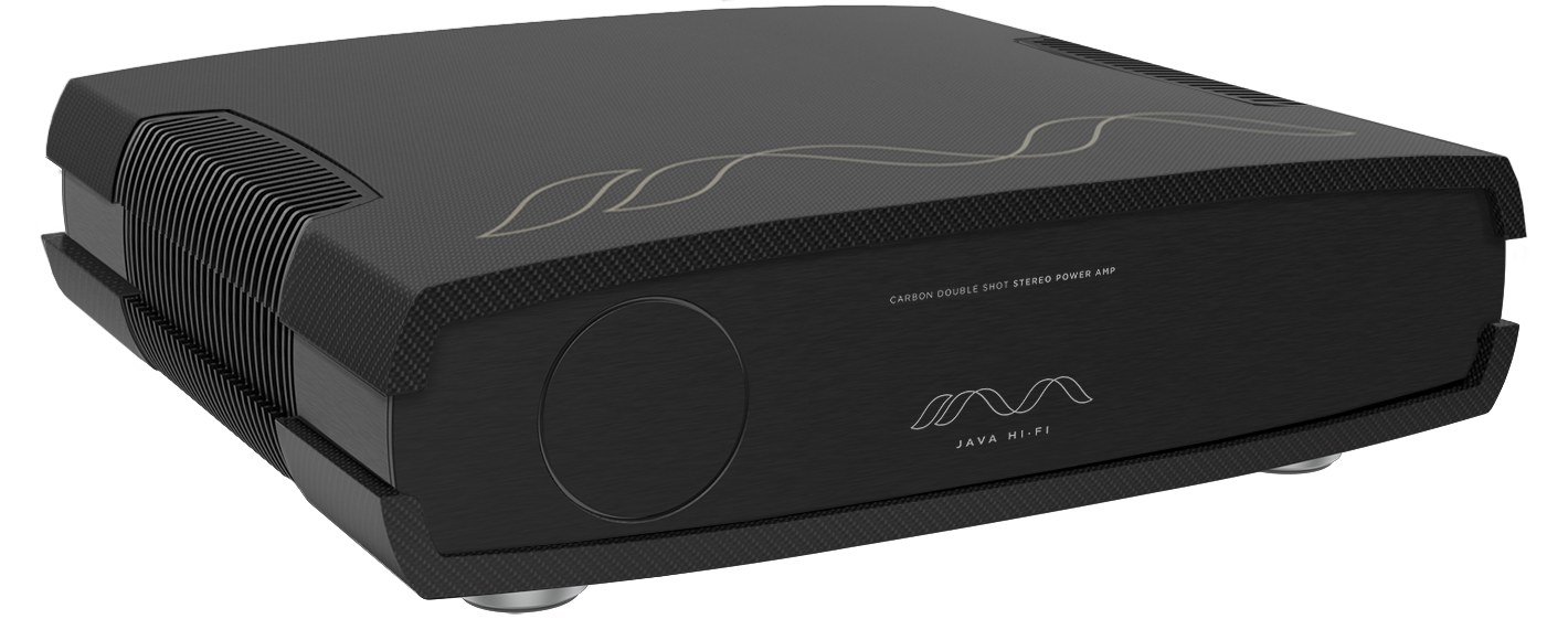 Java HiFi Double Shot GaN FET Stereo Power Amplifier - Carbon