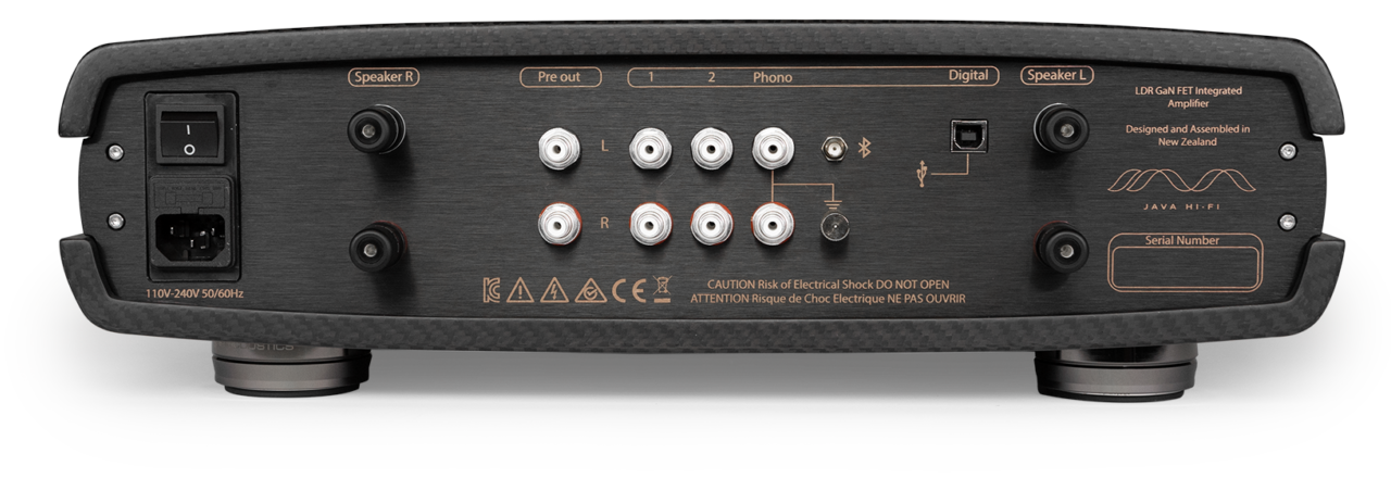 Java HiFi Double Shot Integrated Amplifier - Carbon – Playback Distribution