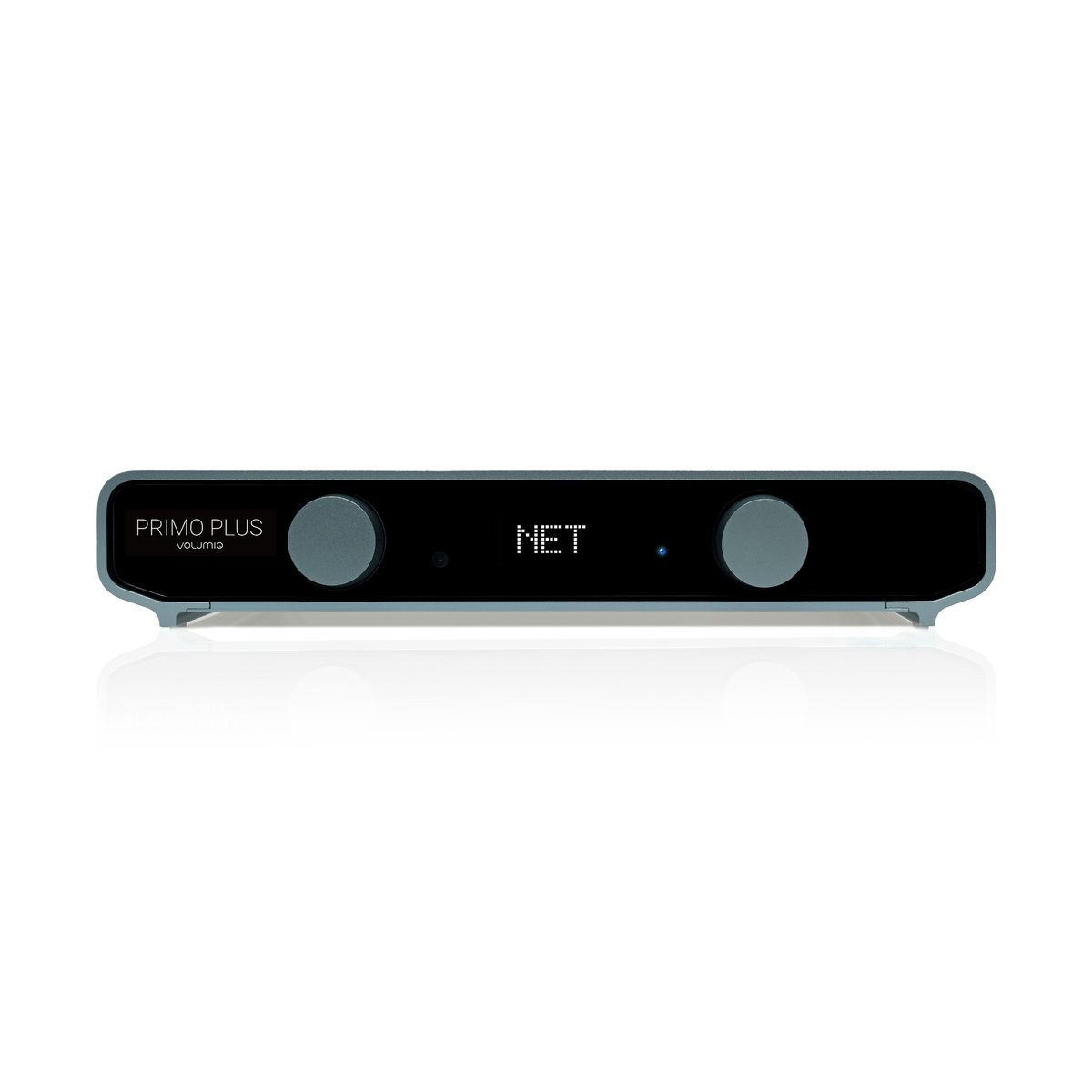 Volumio Primo Plus front view showing NET display