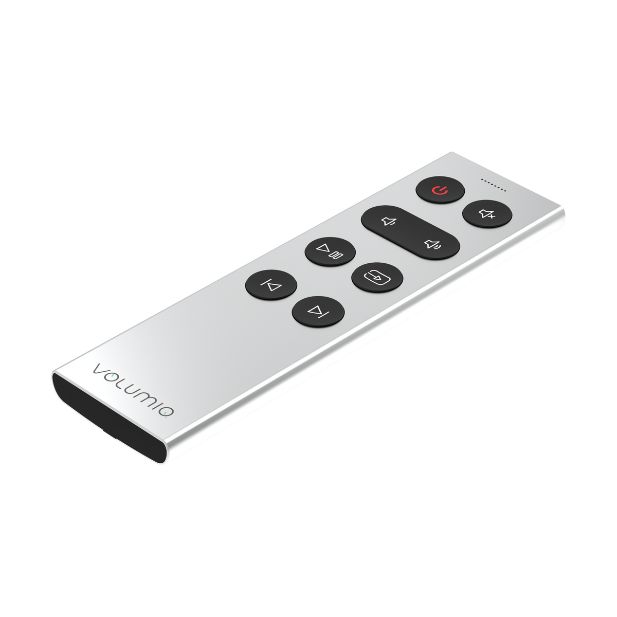 Volumio Remoto infrared remote control angled view