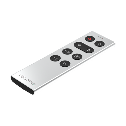 Volumio Remoto infrared remote control angled view