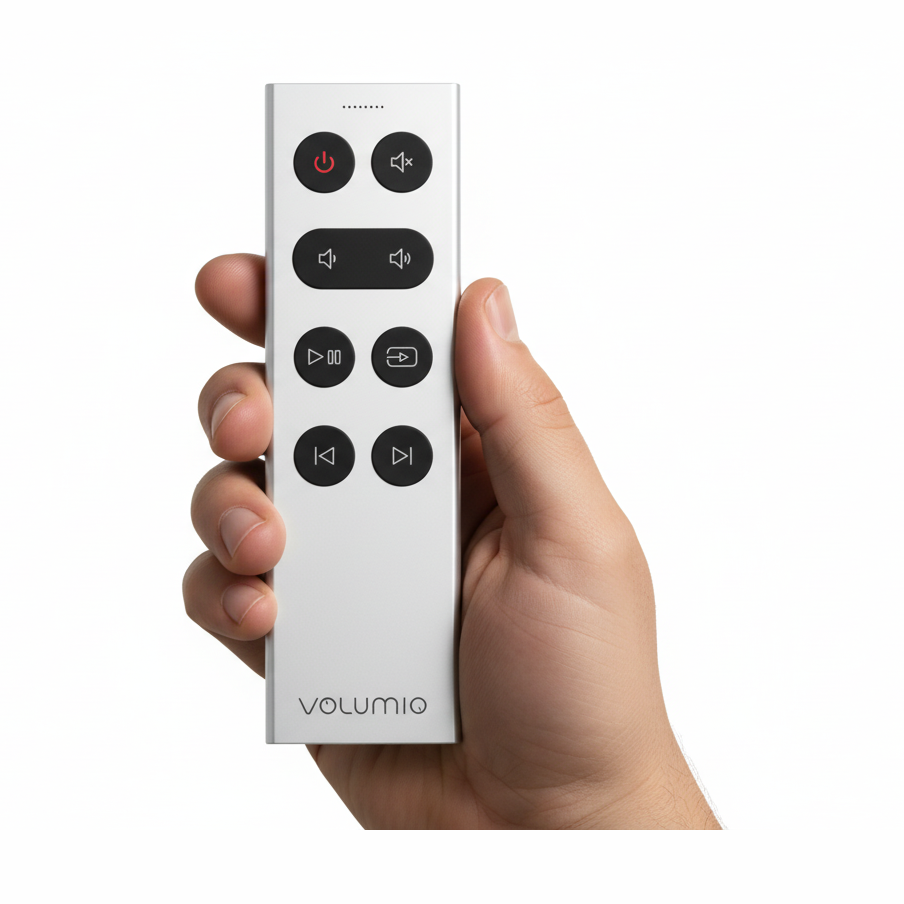 Volumio Remoto being used in a listening room
