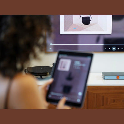 Volumio Rivo controlled from a tablet