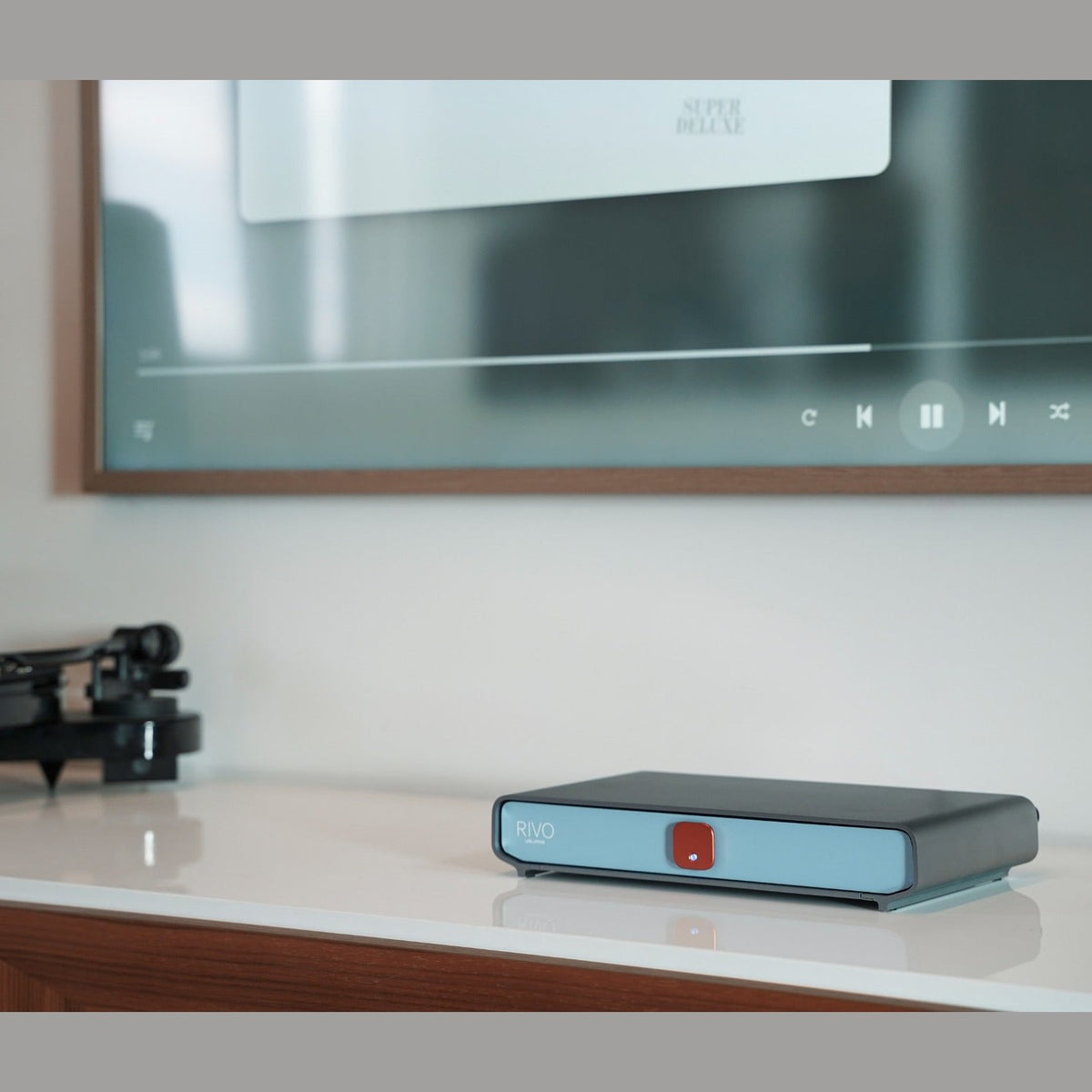 Volumio Rivo in an audio system with TV
