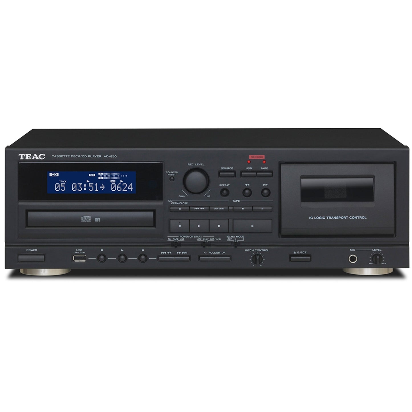 TEAC AD-850-SE Cassette Deck CD Player