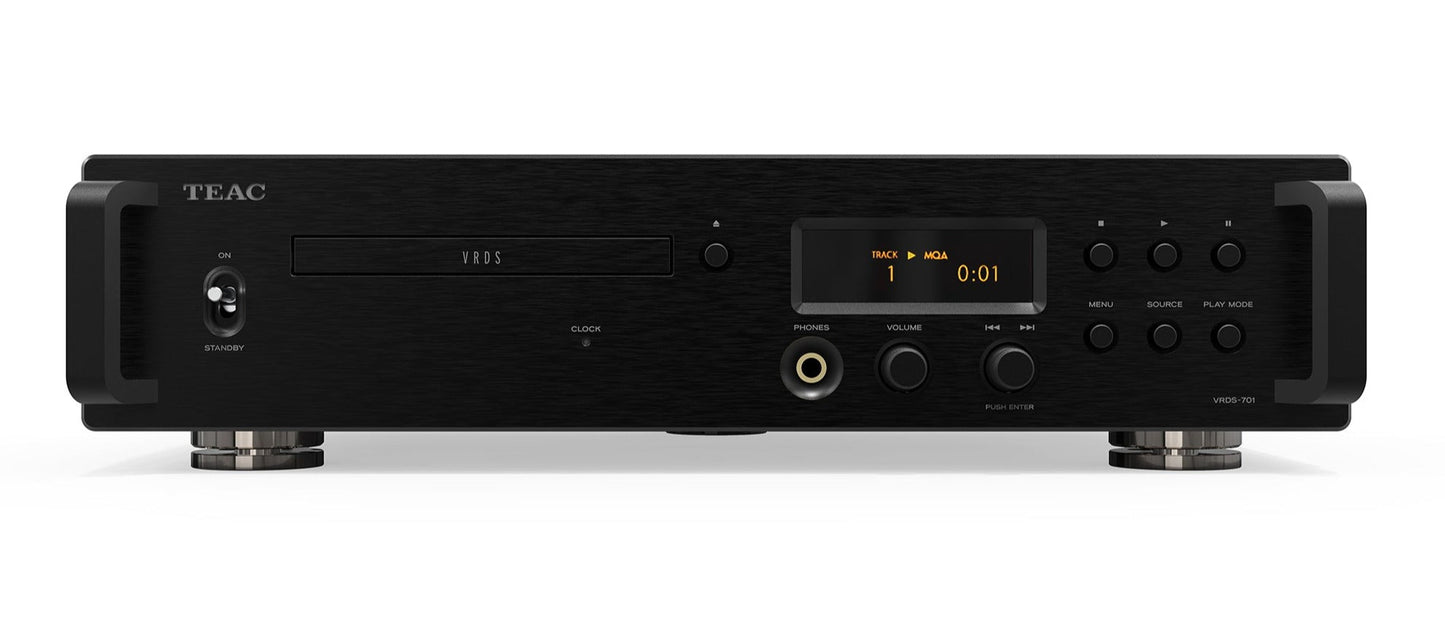 TEAC VRDS-701 Dual Monaural USB/DAC CD Player/Pre-Amp/Headphone Amplifier