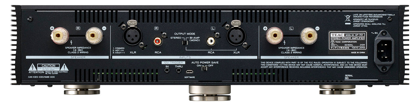 TEAC AP-701B Stereo Power Amplifier